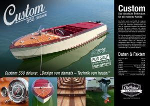 Poster Elektroboot Custom 550