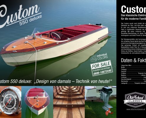 PosterA4_Custom550 Poster Elektroboot Custom 550