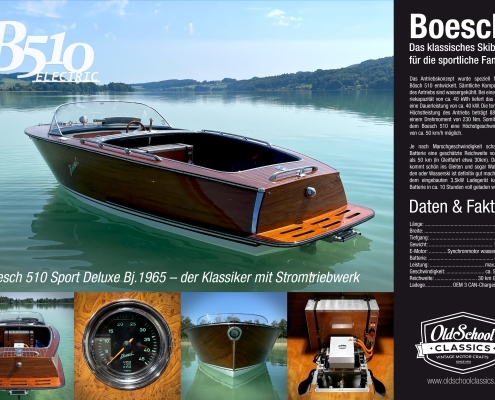 PosterA4_B510 Poster Elektroboot Boesch 510